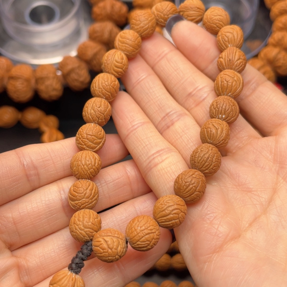 桃核手串龙纹桃核7