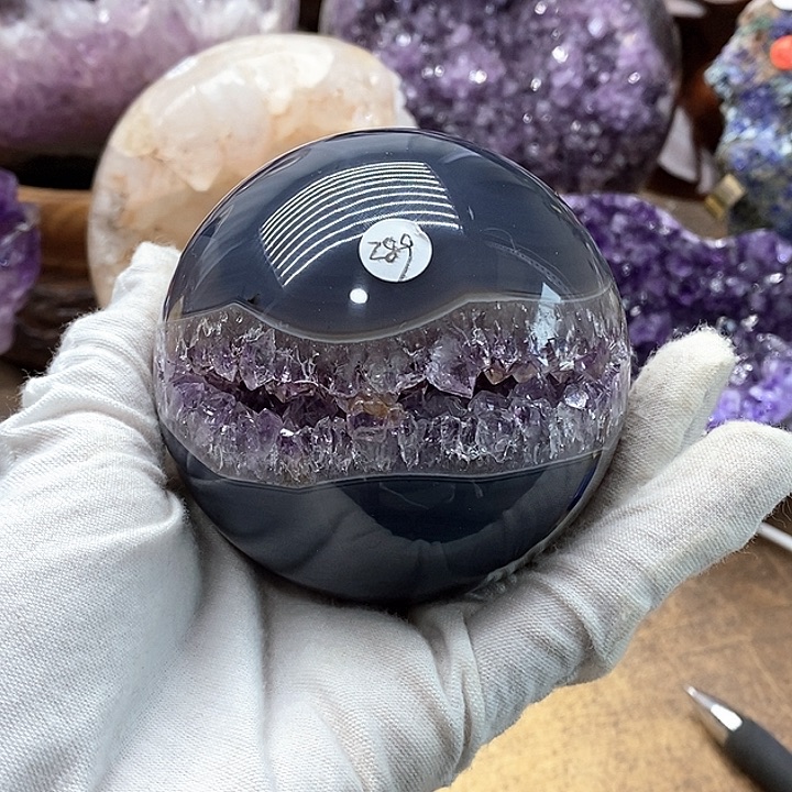 晶未镶嵌水晶?****?27紫水开口笑