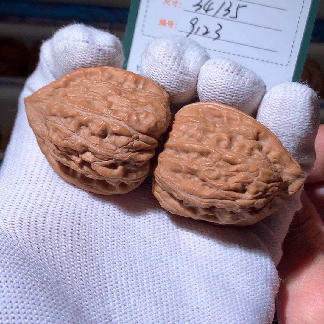 文玩核桃把件A*1赤龙鸡心