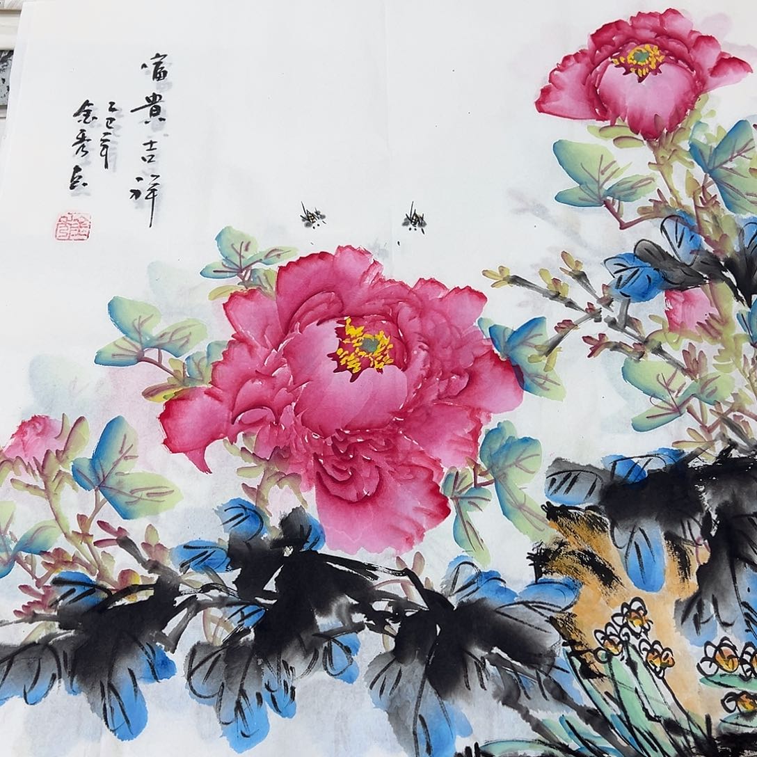 国画国画纯手绘作品