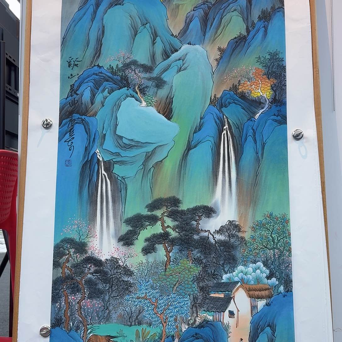 国画多次参加国内外学术