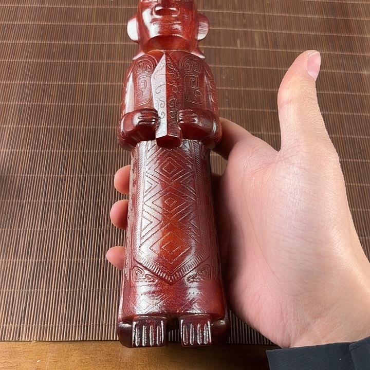 夜***妆和田玉未镶嵌挂件