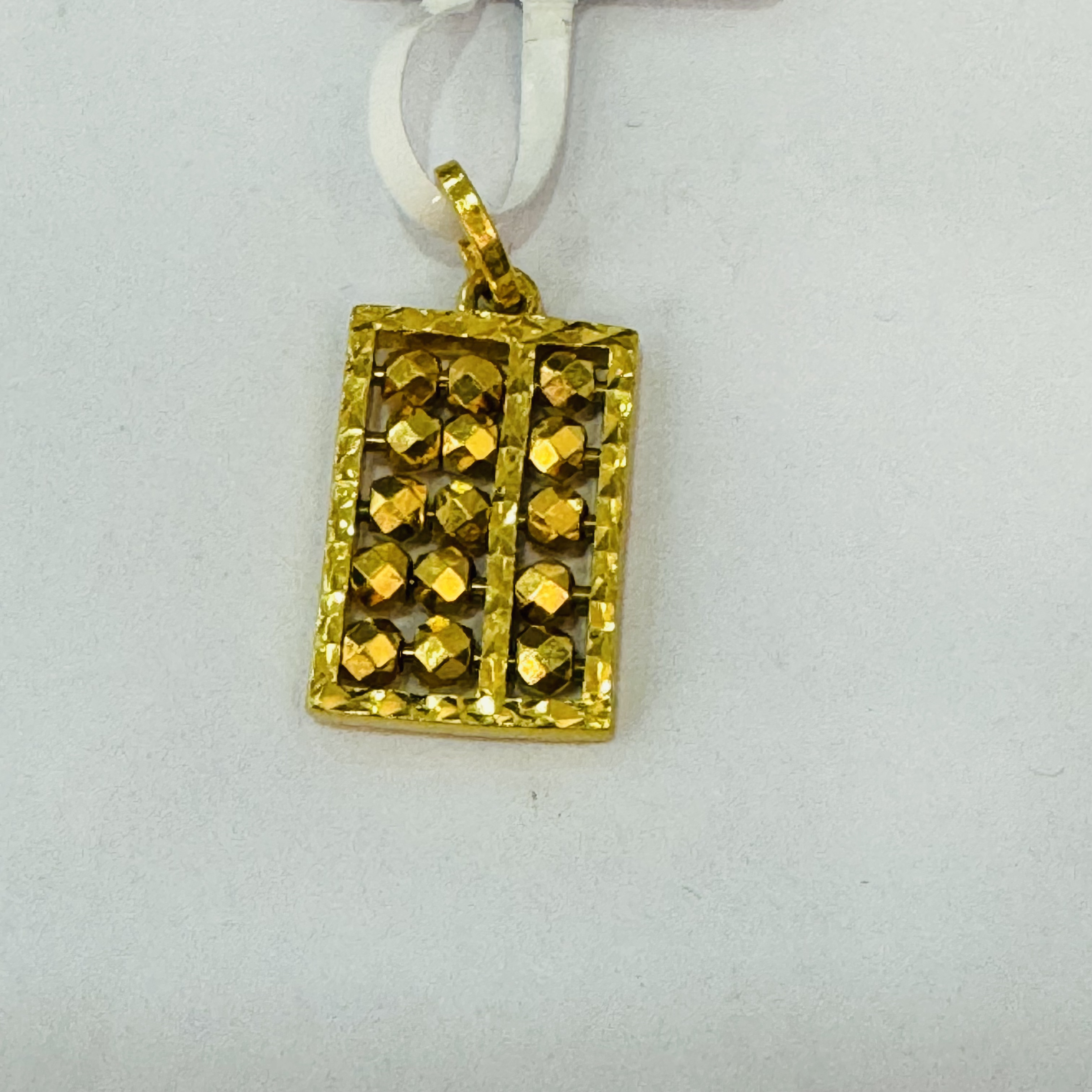 【思思专享】足金999饰品 算盘吊坠 2.95 GP