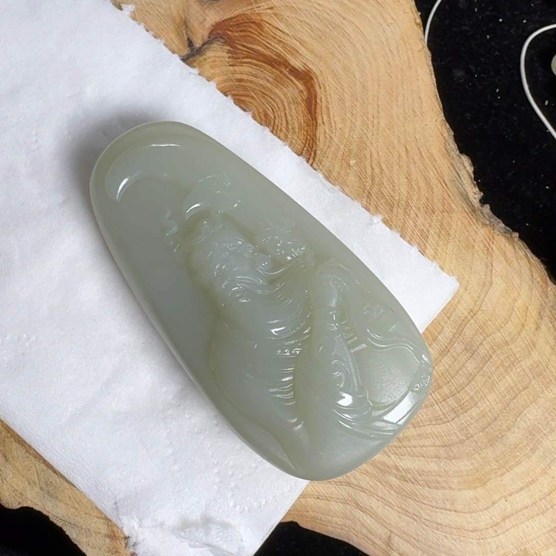 和田玉（糖玉）颈饰未镶嵌