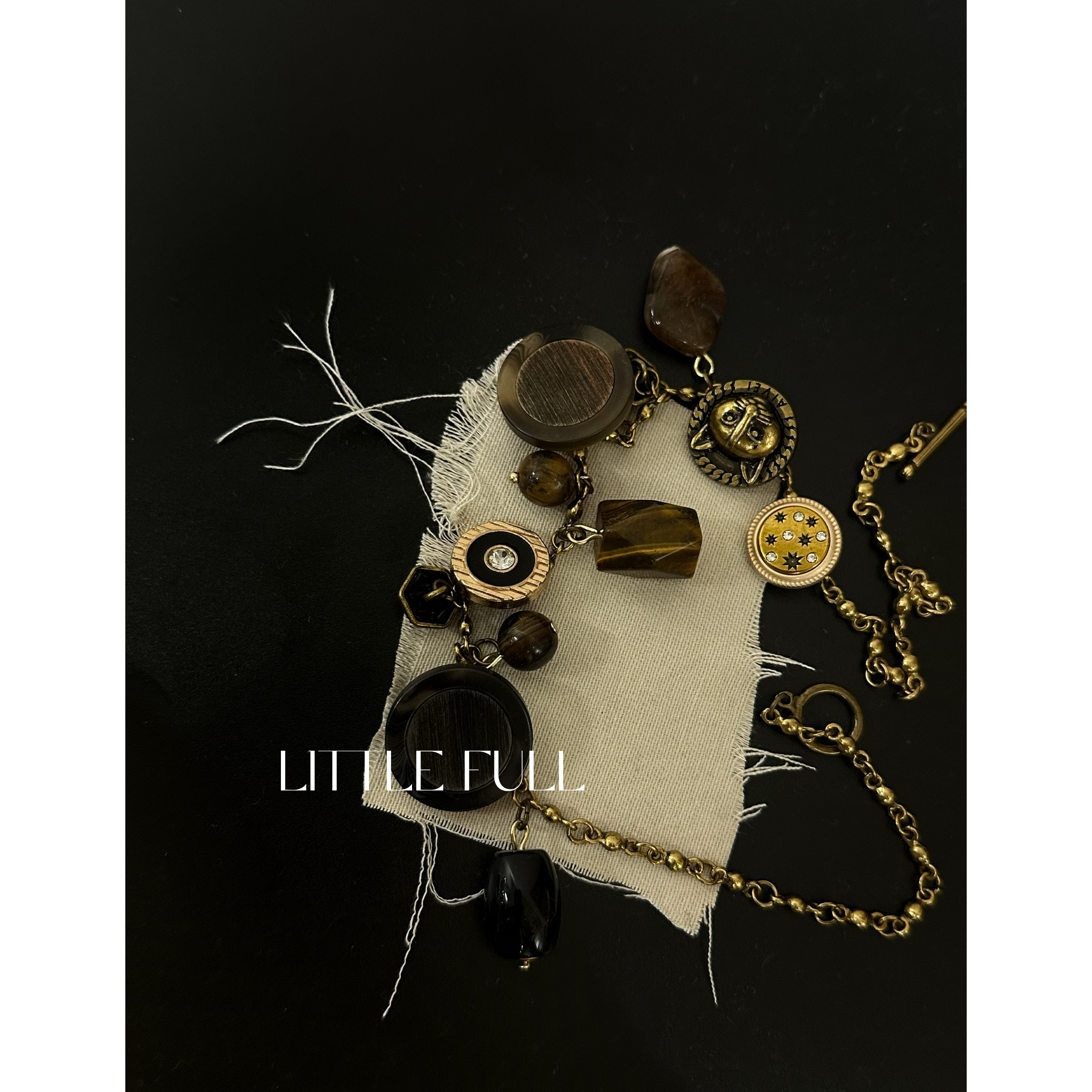 【主播同款】小众设计长款吊坠马鬃毛刷项链