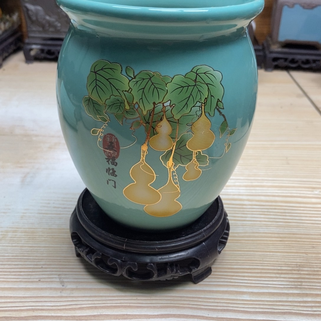 瓷片陶瓷花盆陶瓷艺术