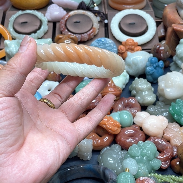石英质玉手镯合金居**孩