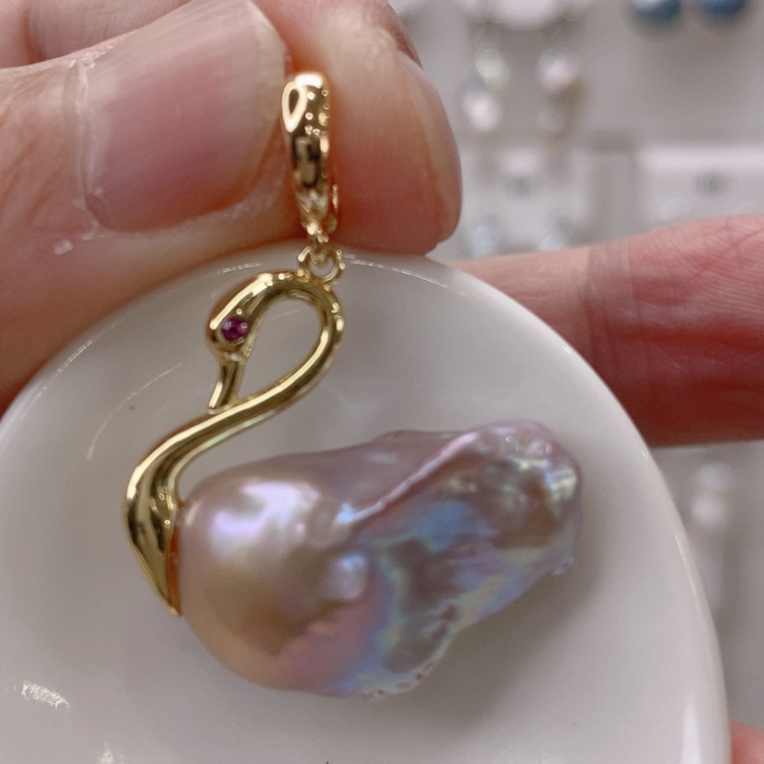 未镶嵌颈饰淡水珍珠