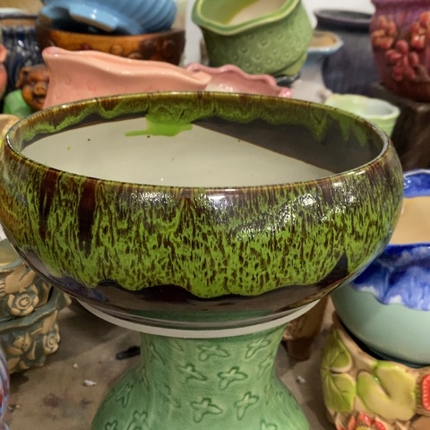 陶瓷绿色拼盘31313113