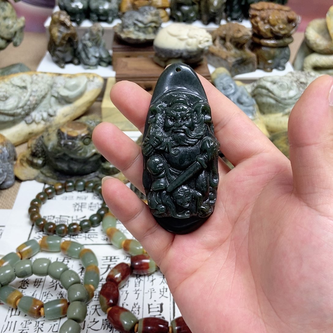 和田玉手把未镶嵌