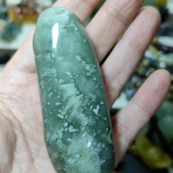 岫玉未镶嵌手把件款式