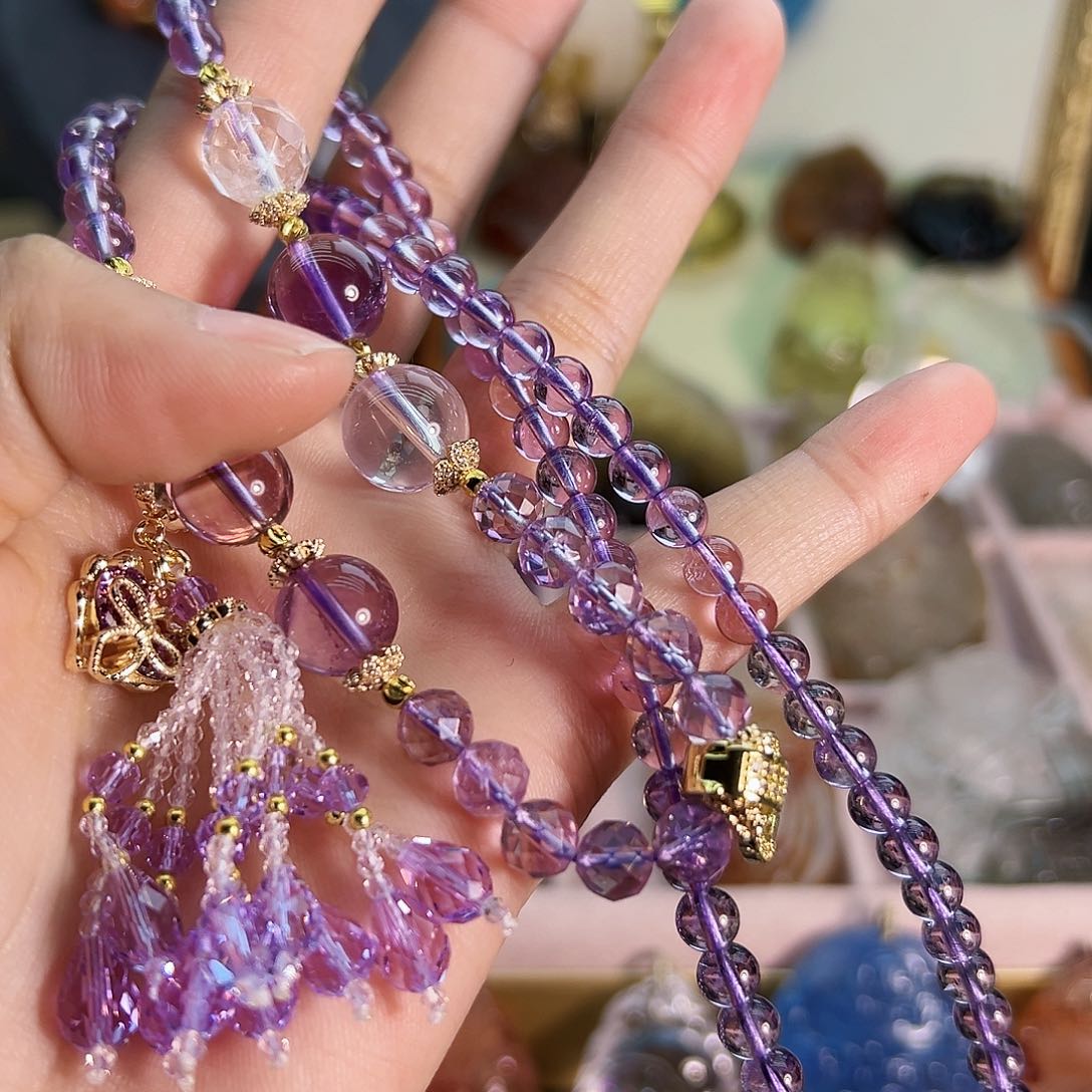 水晶颈饰未镶嵌爱**由水晶