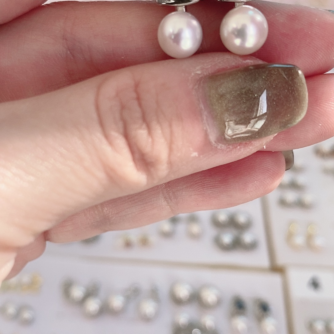 耳饰淡水珍珠合金