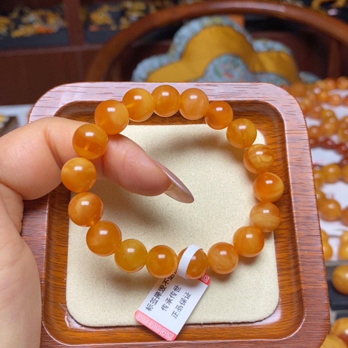 【闪购商品】蜜蜡手链未镶嵌手串