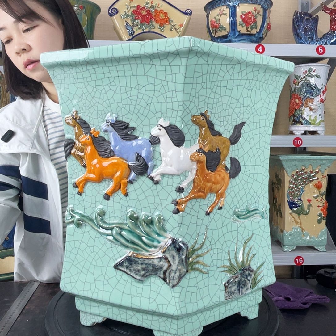 少***帅正宗岭南石湾花盆