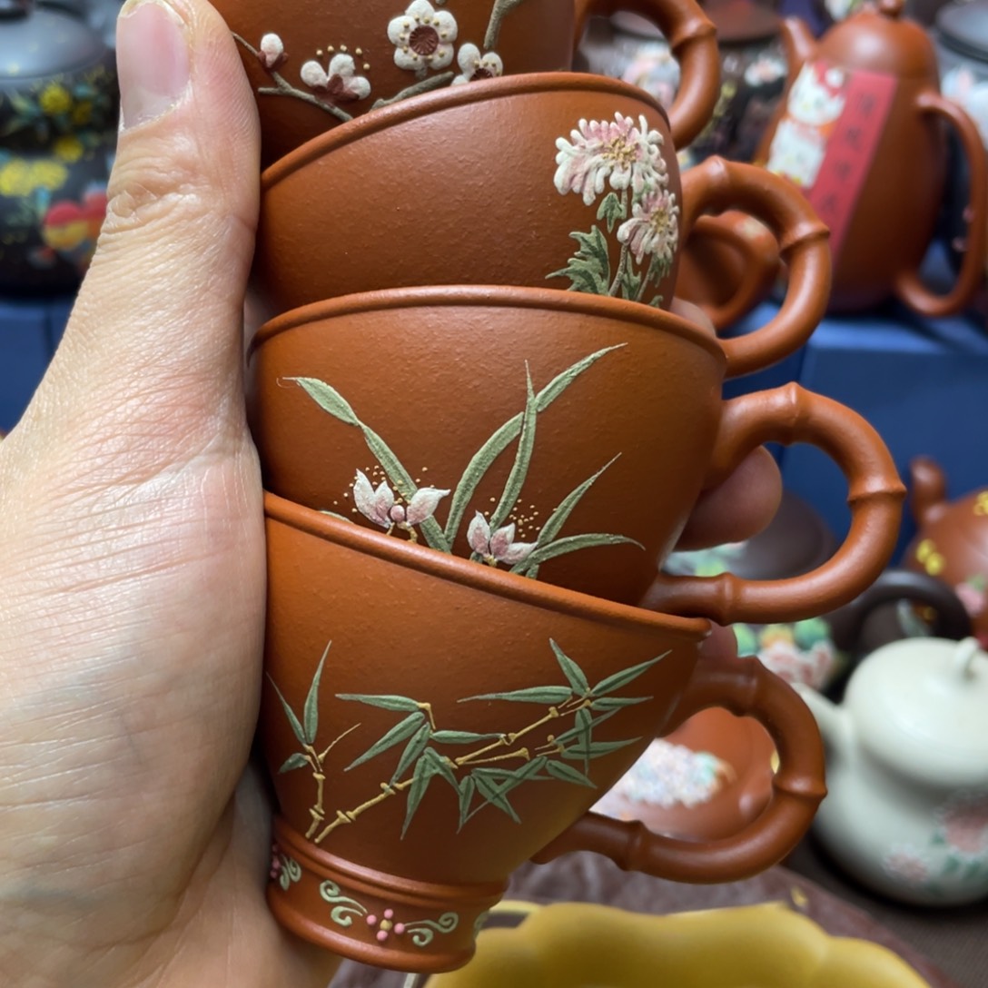 魔***笛紫砂茶杯紫砂主人杯80cc