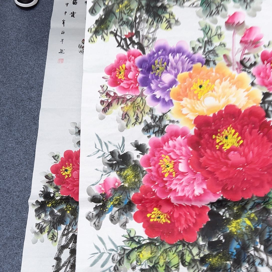 国画国画作品宣纸纯手绘