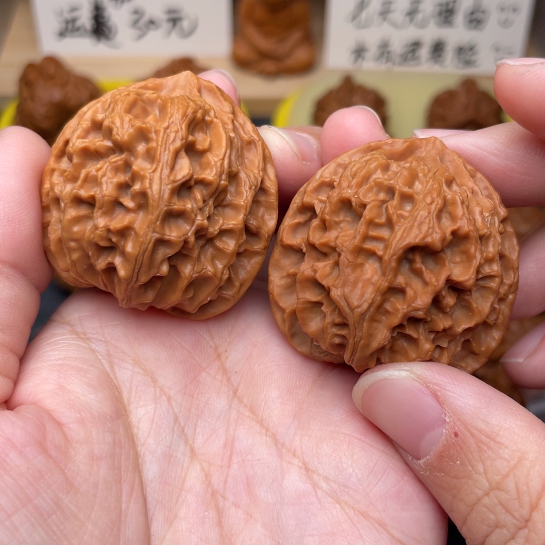 文玩核桃把件苹果39