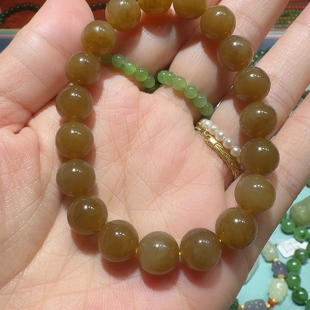 和田玉未镶嵌手链