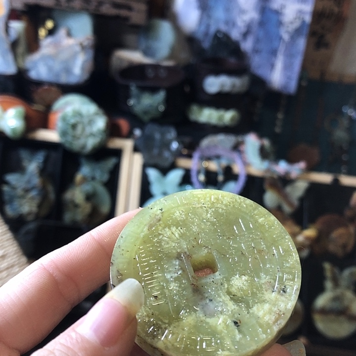 岫玉未镶嵌岫玉挂件