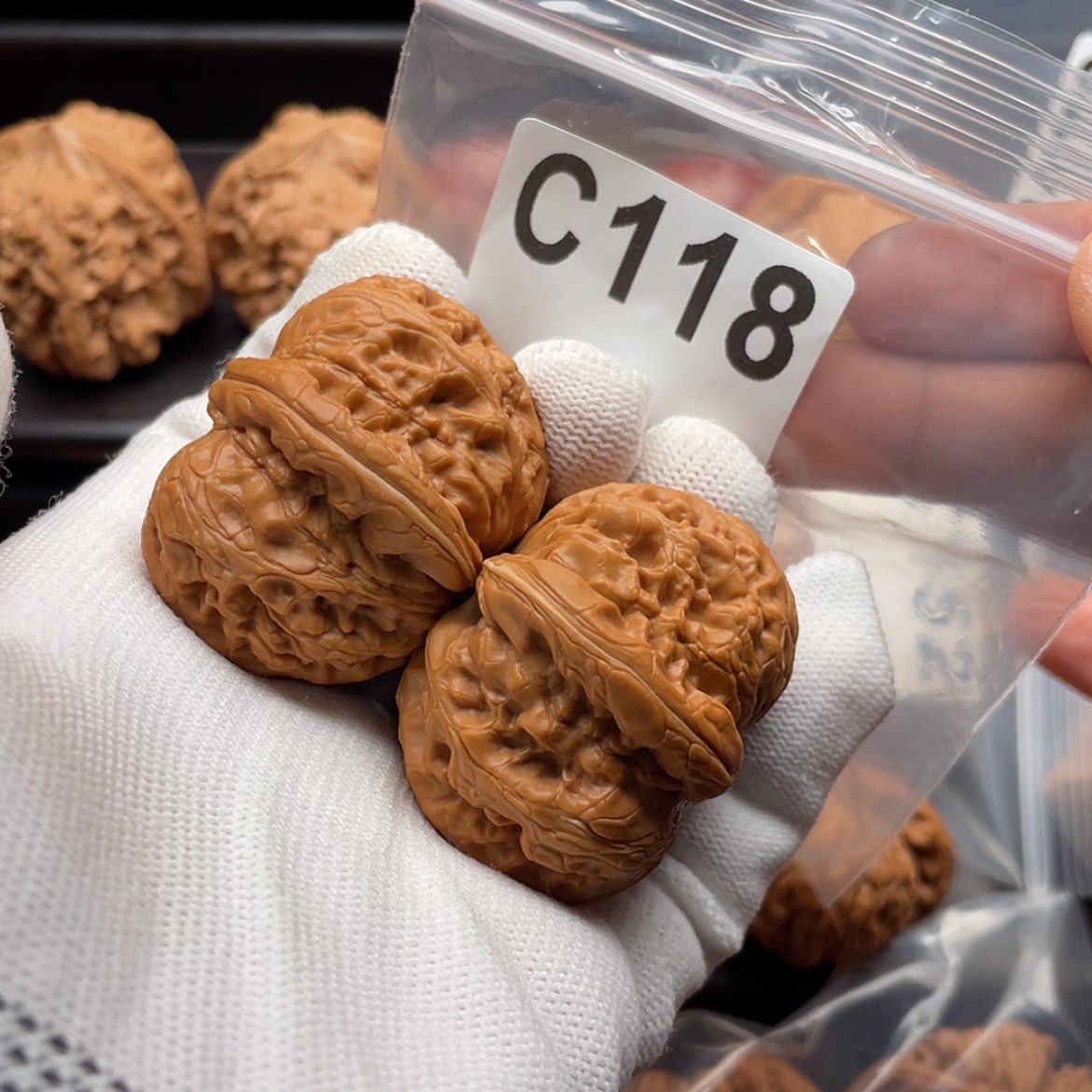 【闪购商品】文玩核桃吊坠C118元宝44