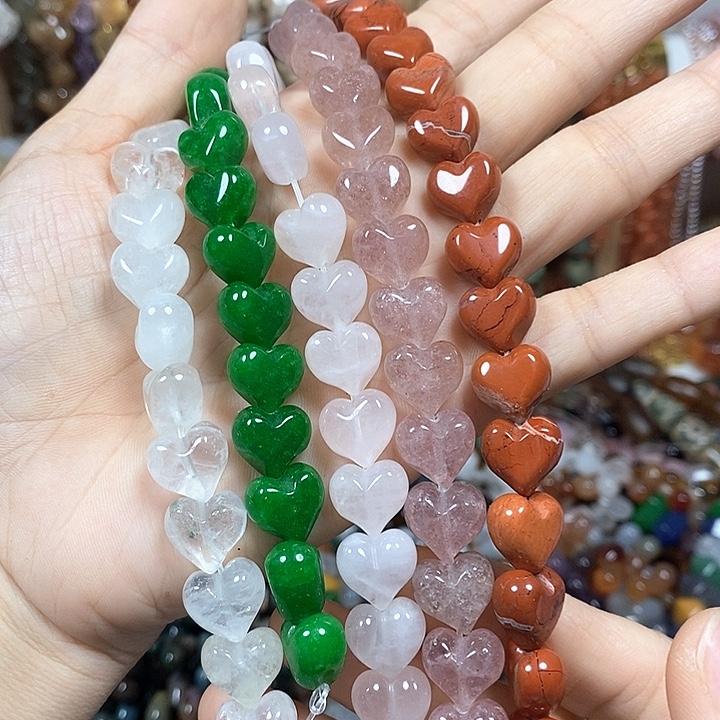 玛瑙/玉髓未镶嵌珠宝半成品自选：屁桃卡12mm15颗