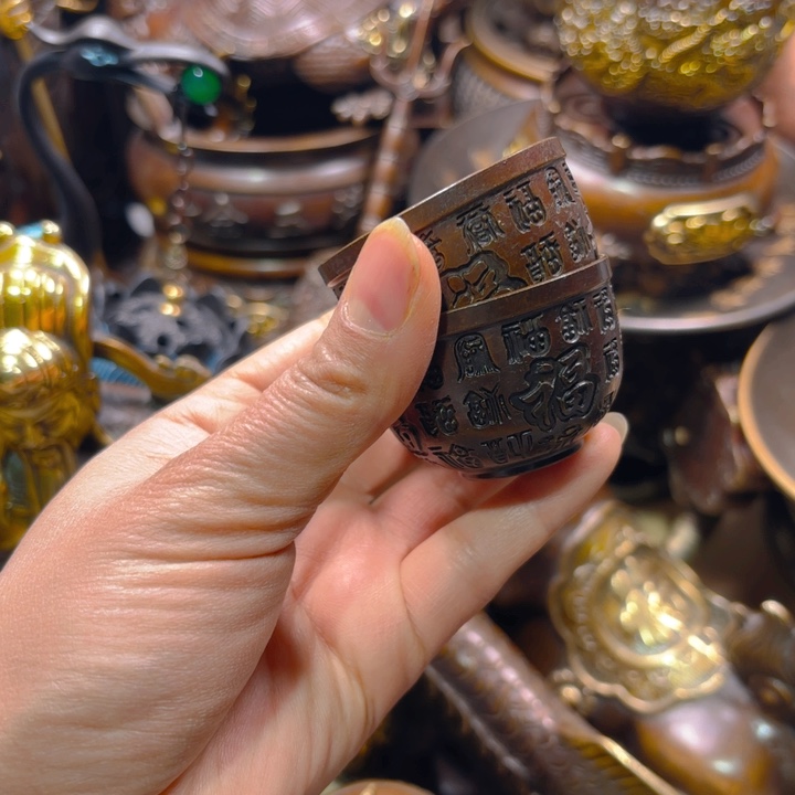 铜器摆件收收藏藏