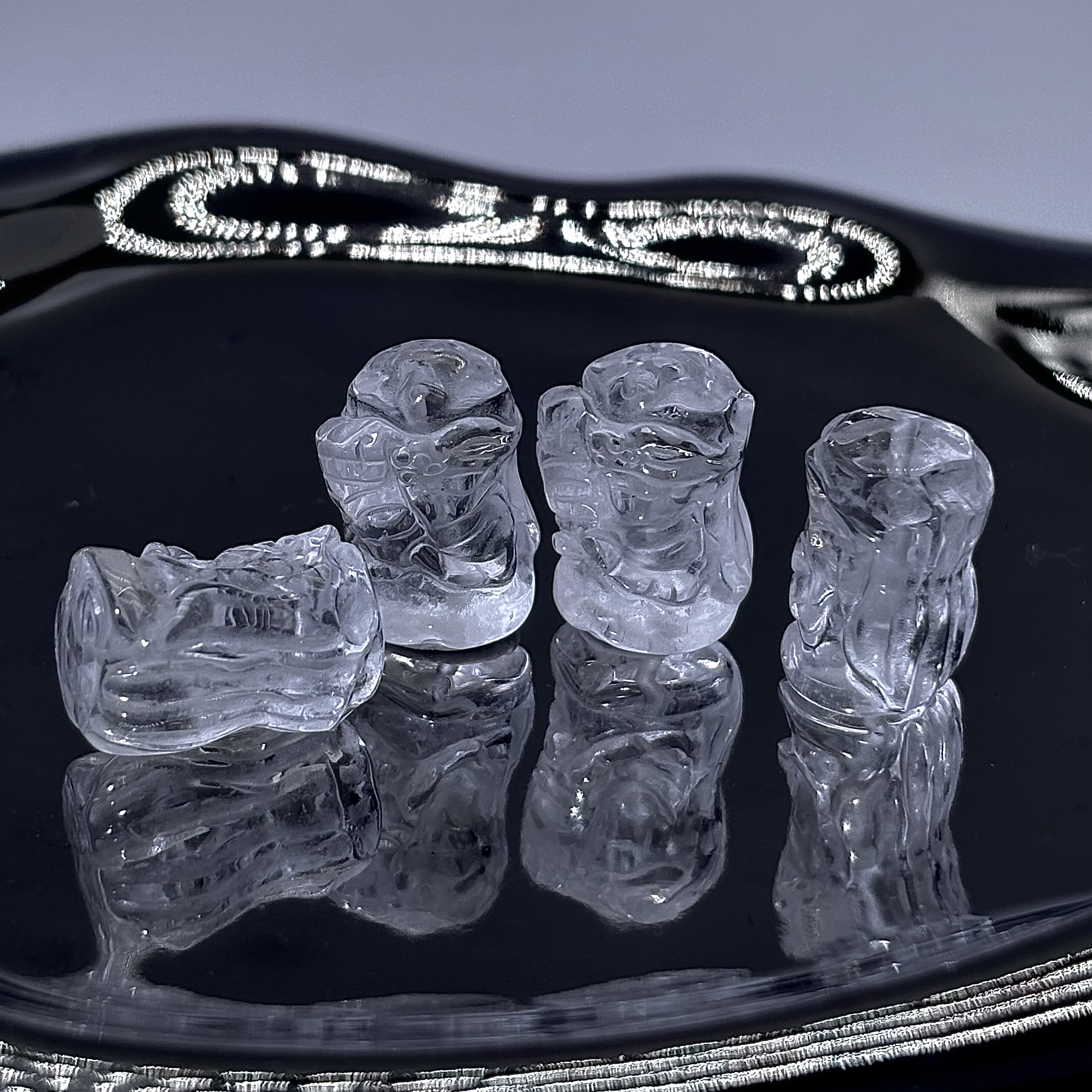 E148白水晶雕刻 多样性发其一