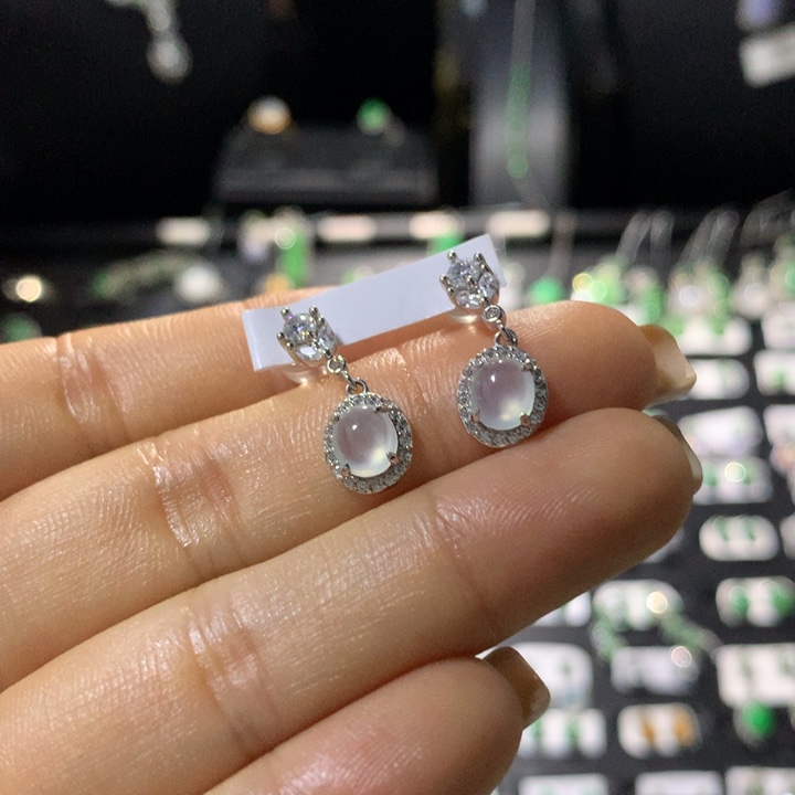 翡翠银S925镶嵌戒指