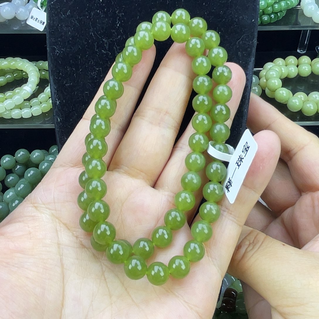 和田玉未镶嵌手链