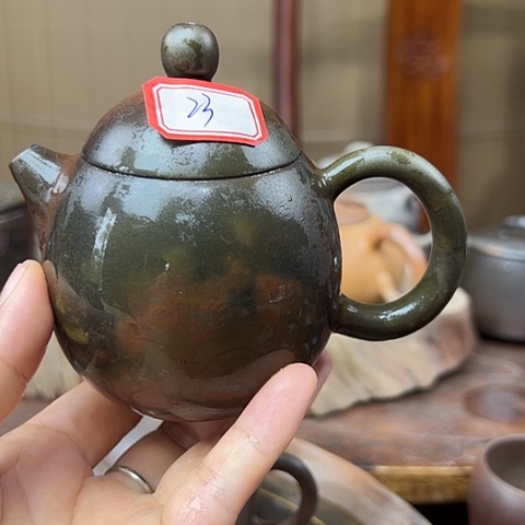 戬谷龙兴坭兴陶柴壶23