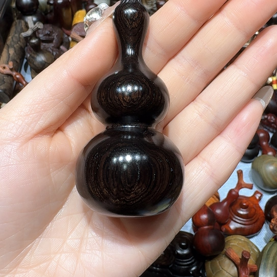 香榧木手****6紫光檀葫芦