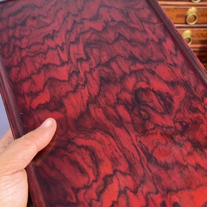 木红酸枝独板托盘