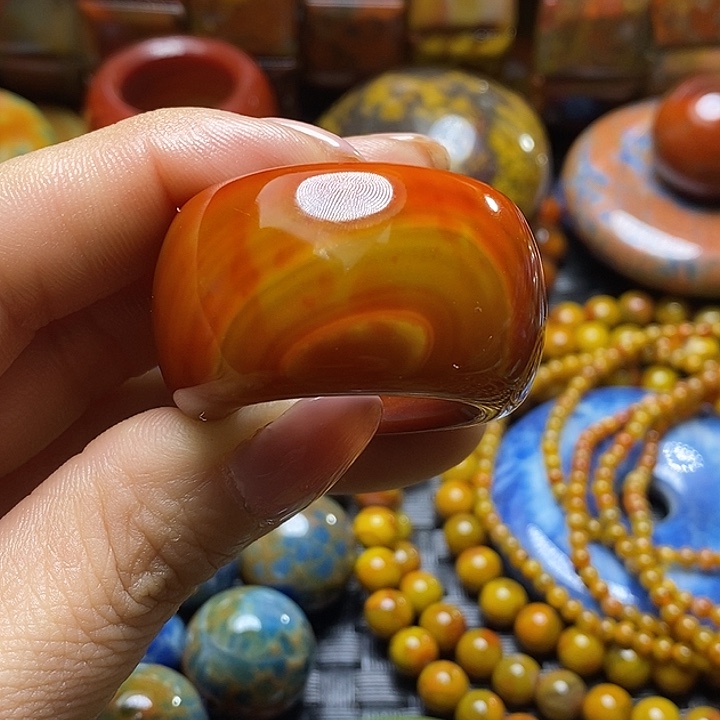 火***箭玛瑙/玉髓未镶嵌颈饰