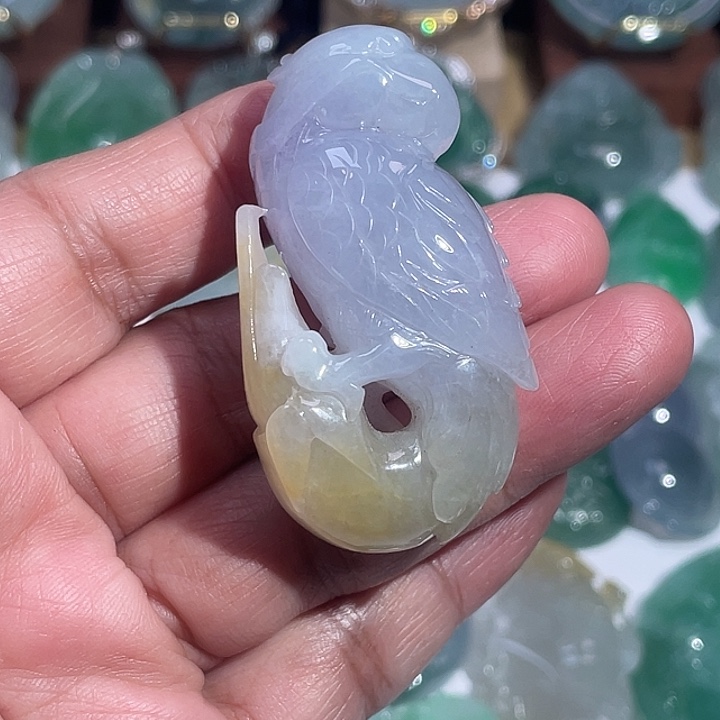 福***慧翡翠未镶嵌吊坠(不含链)