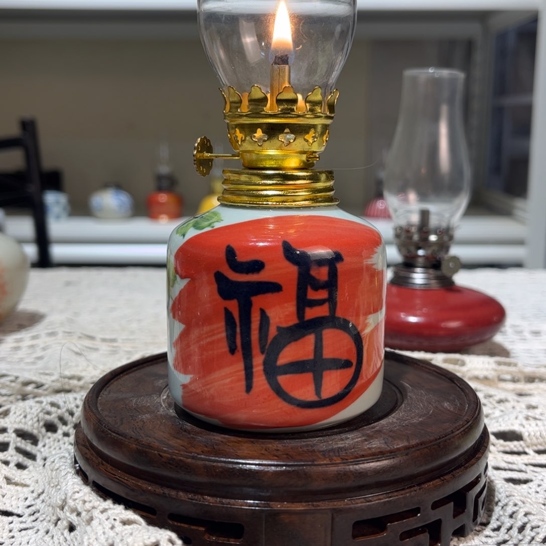 摆件景德镇陶瓷香薰灯