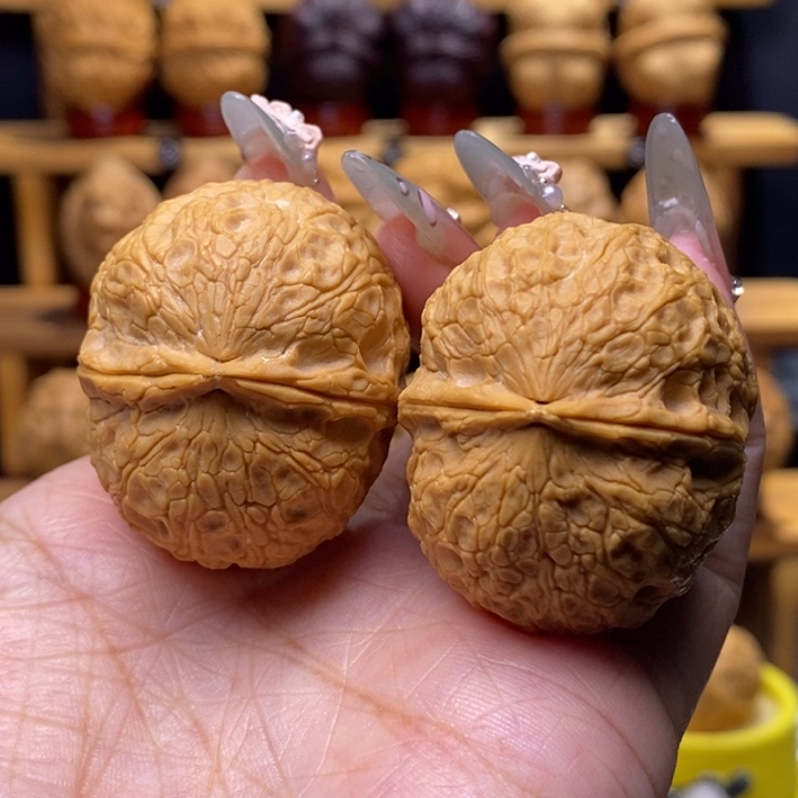 把件文玩核桃铁锤12号39尺