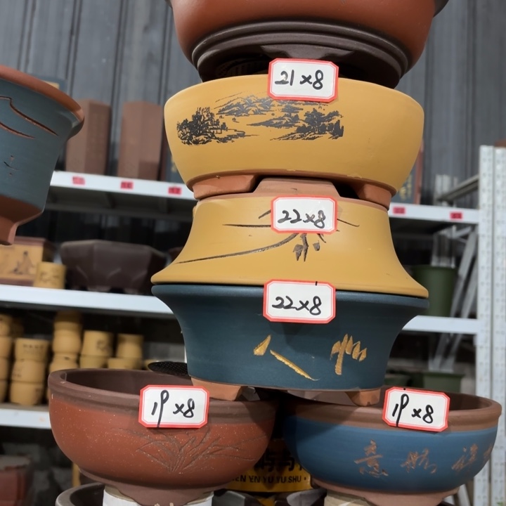 紫砂花盆              100-8
