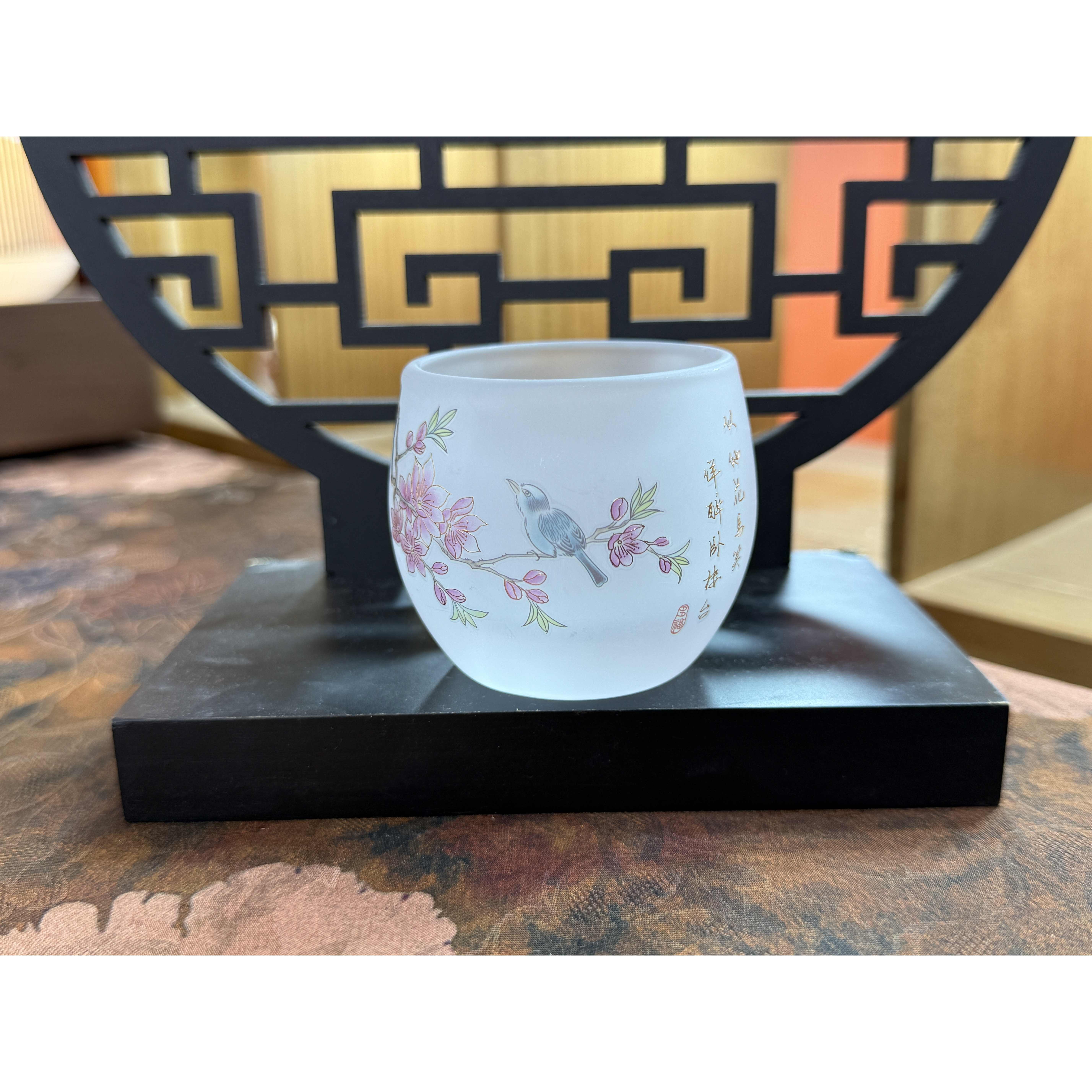 喜上眉梢水晶龙蛋杯3