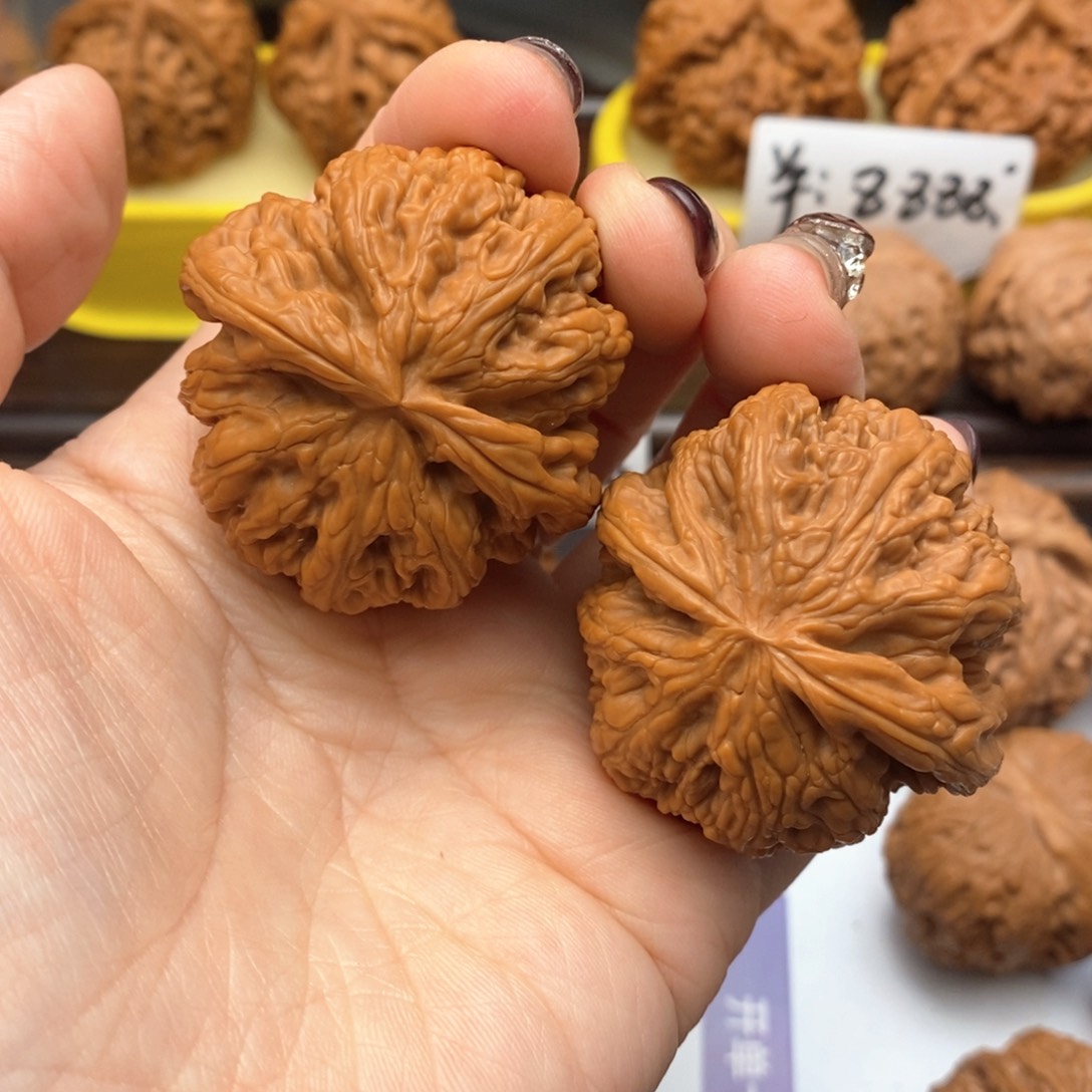 末***曲把件文玩核桃417号粗筋