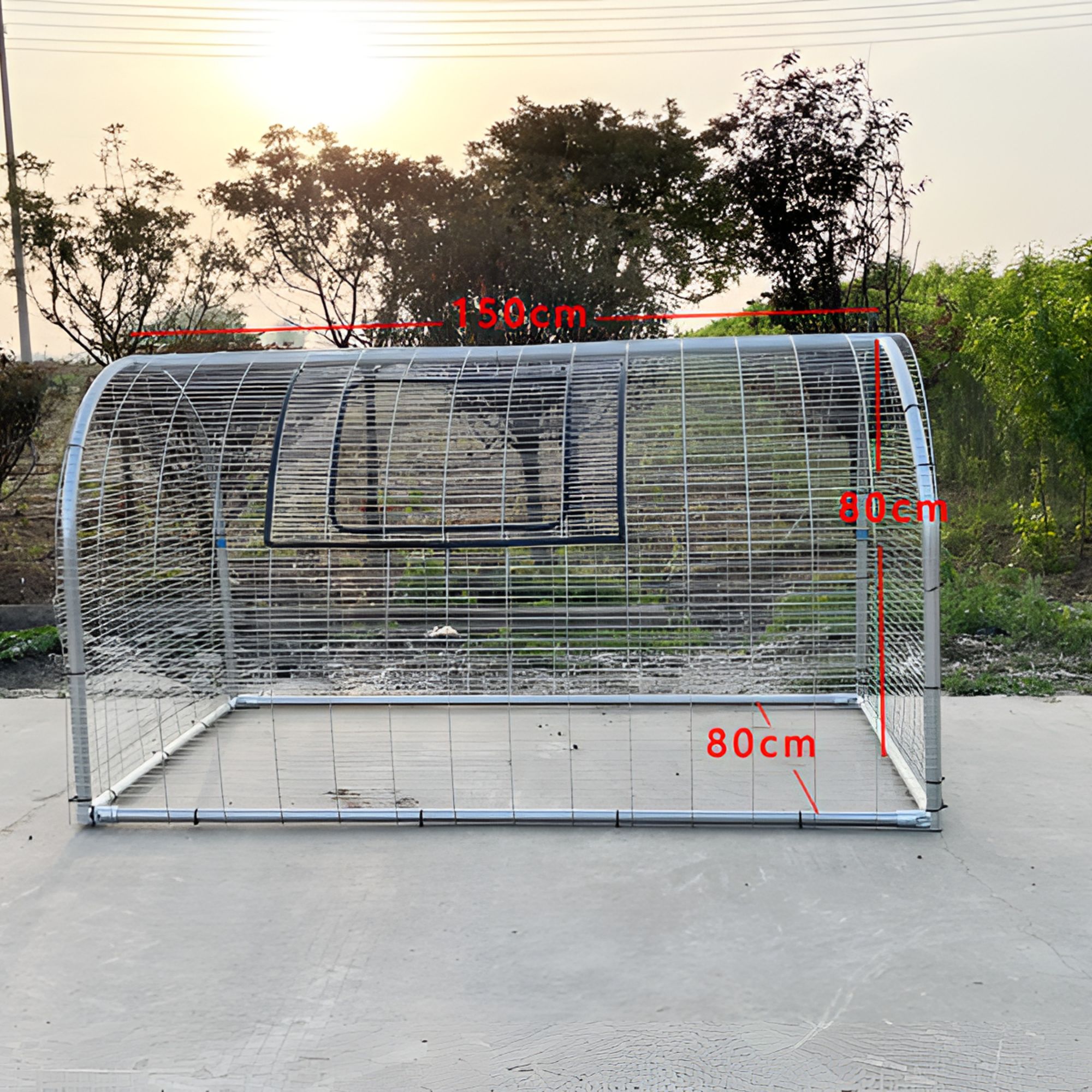 新型落地款鸡笼家禽养殖笼落地家用跑道