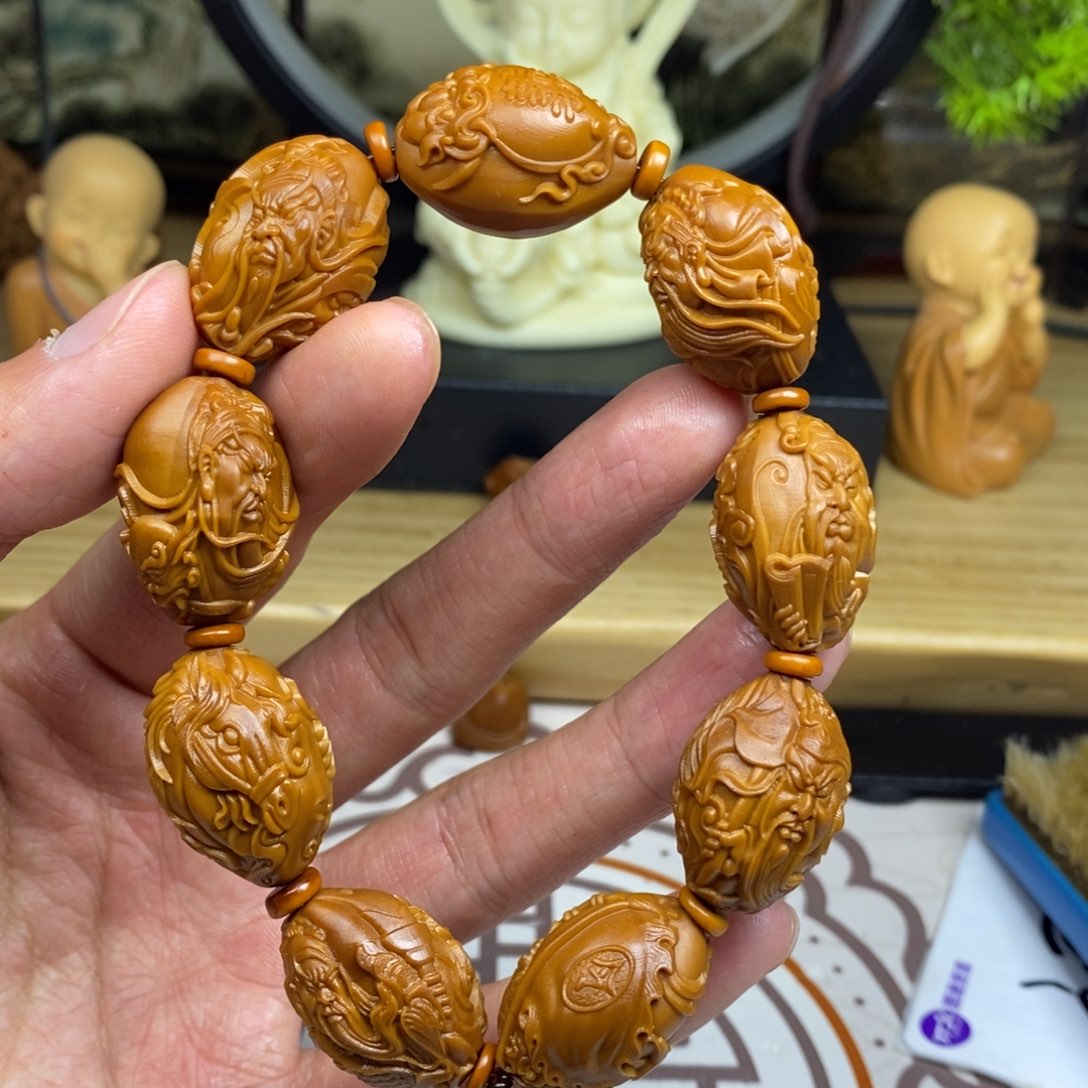 橄榄核手串/手链橄榄核雕工艺手串