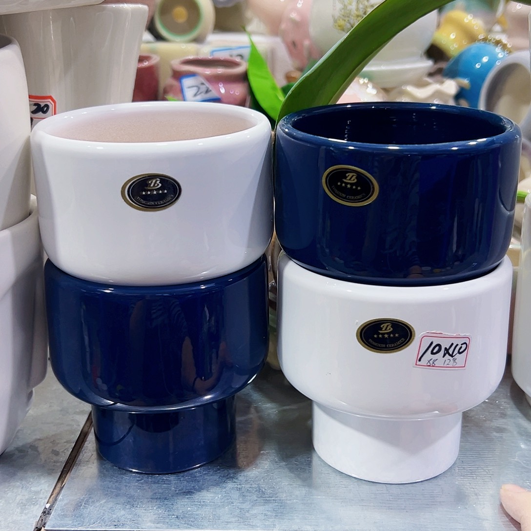 外贸尾单陶瓷花盆凑单10米包邮