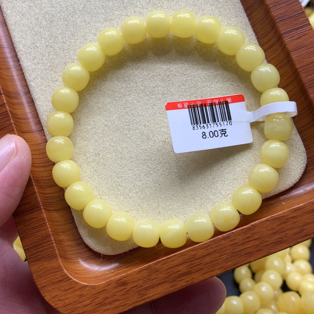 蜜蜡手链未镶嵌蜜蜡