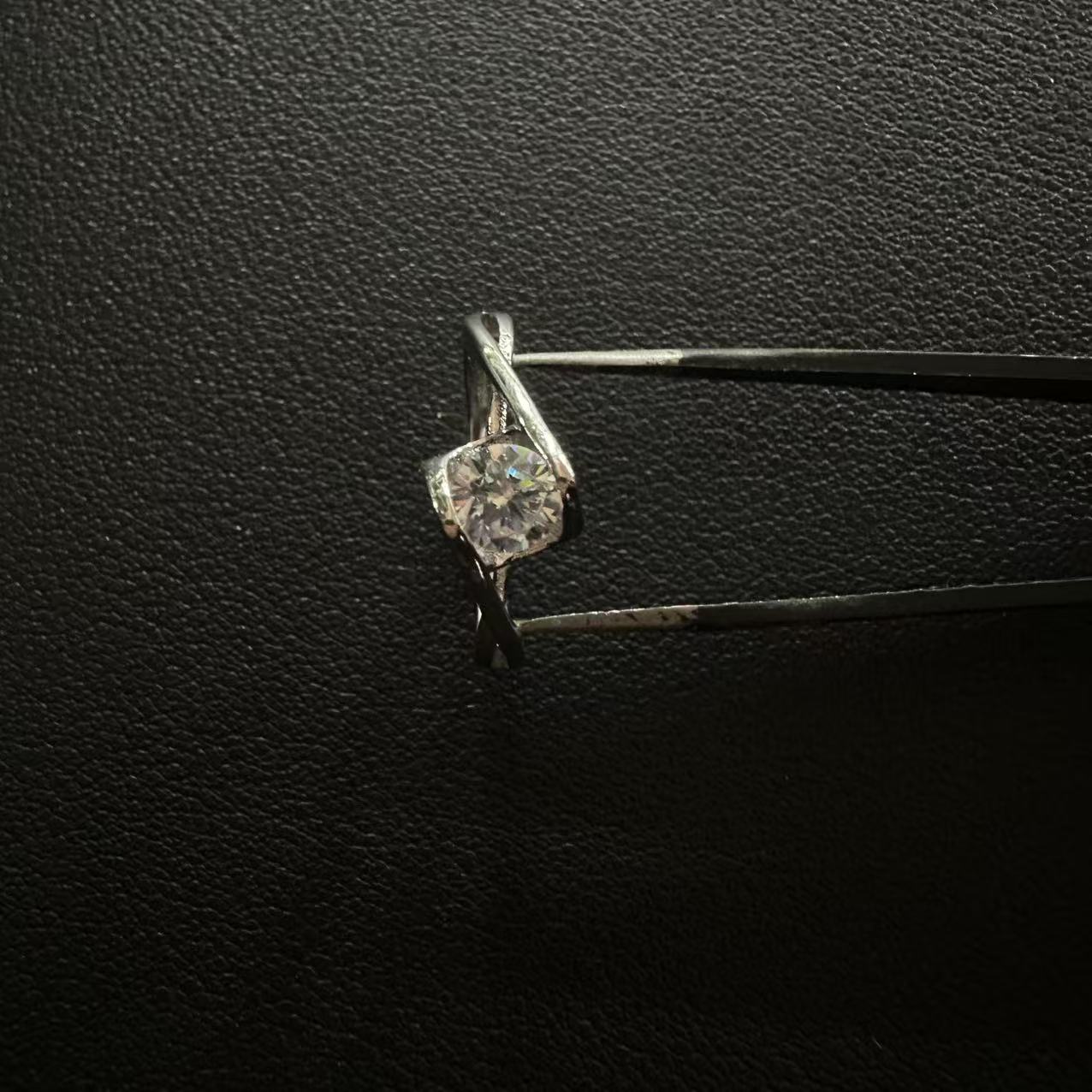 合金戒指 戒指 《玖舜甄选》光臂天使之吻0.5c南.非戒