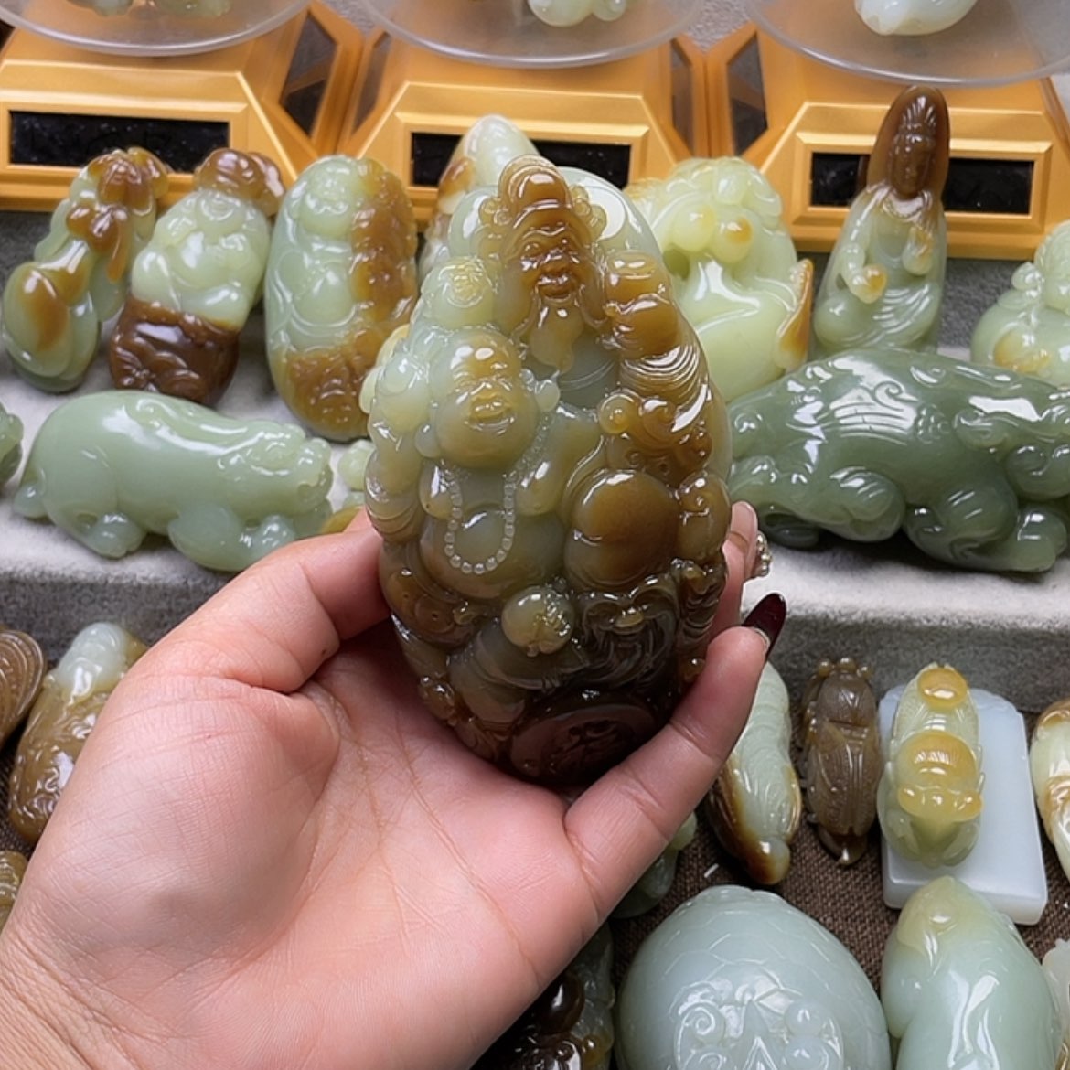 【闪购商品】和田玉摆件未镶嵌用****5