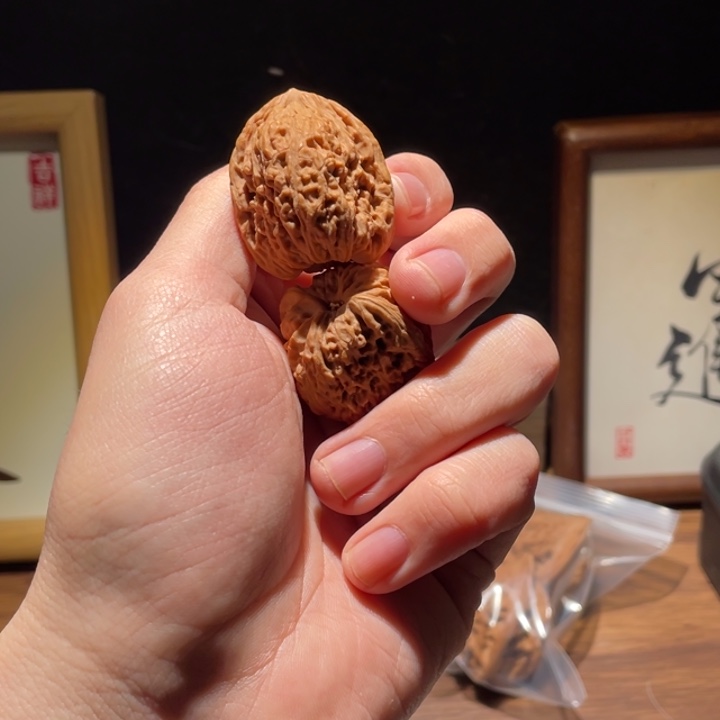 江***欲把件文玩核桃31全品南疆石