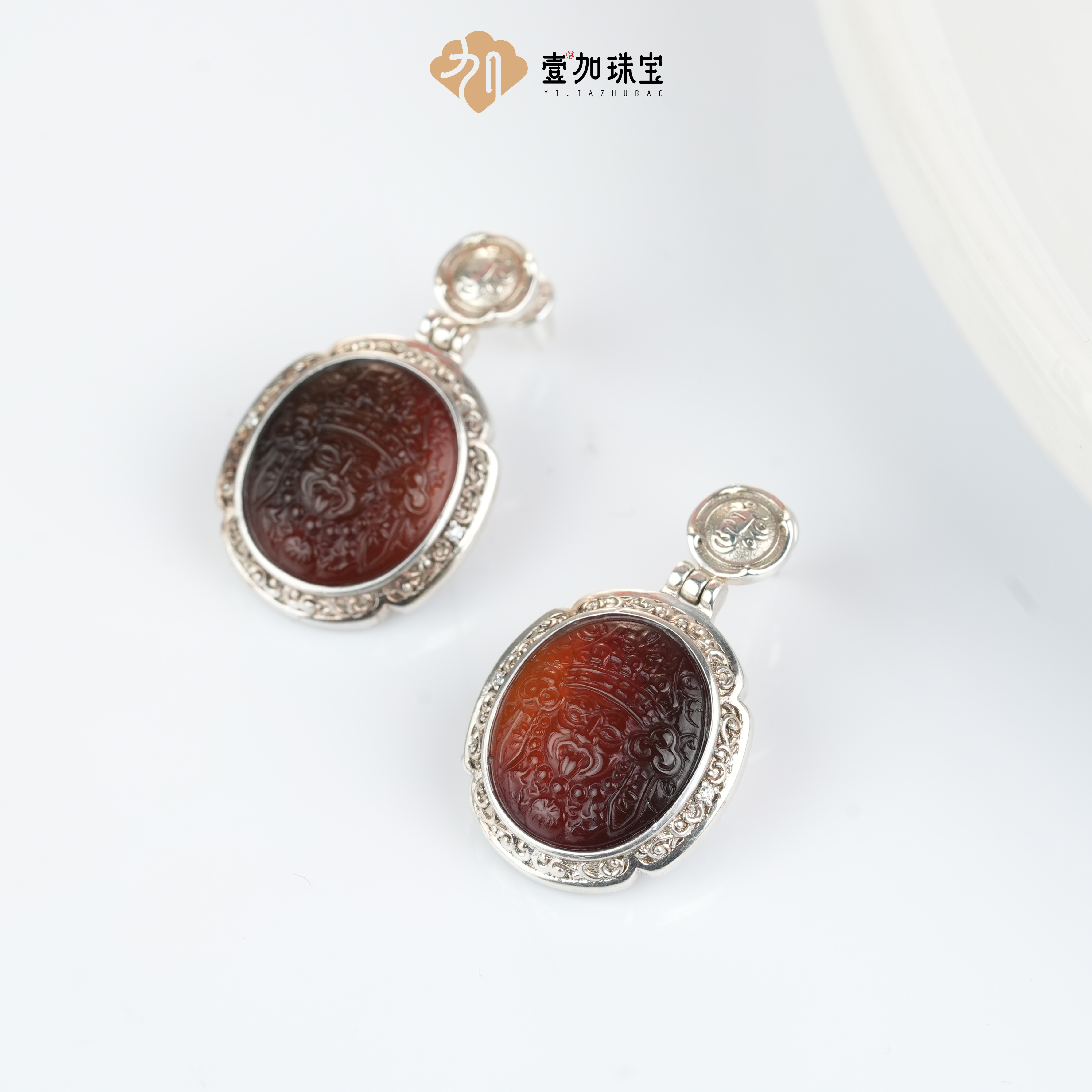 小青|手工设计扎基拉姆耳钉多样性发一--0181Y