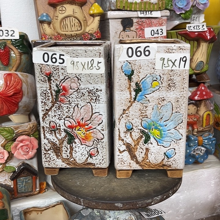 粗陶材质多肉花盆