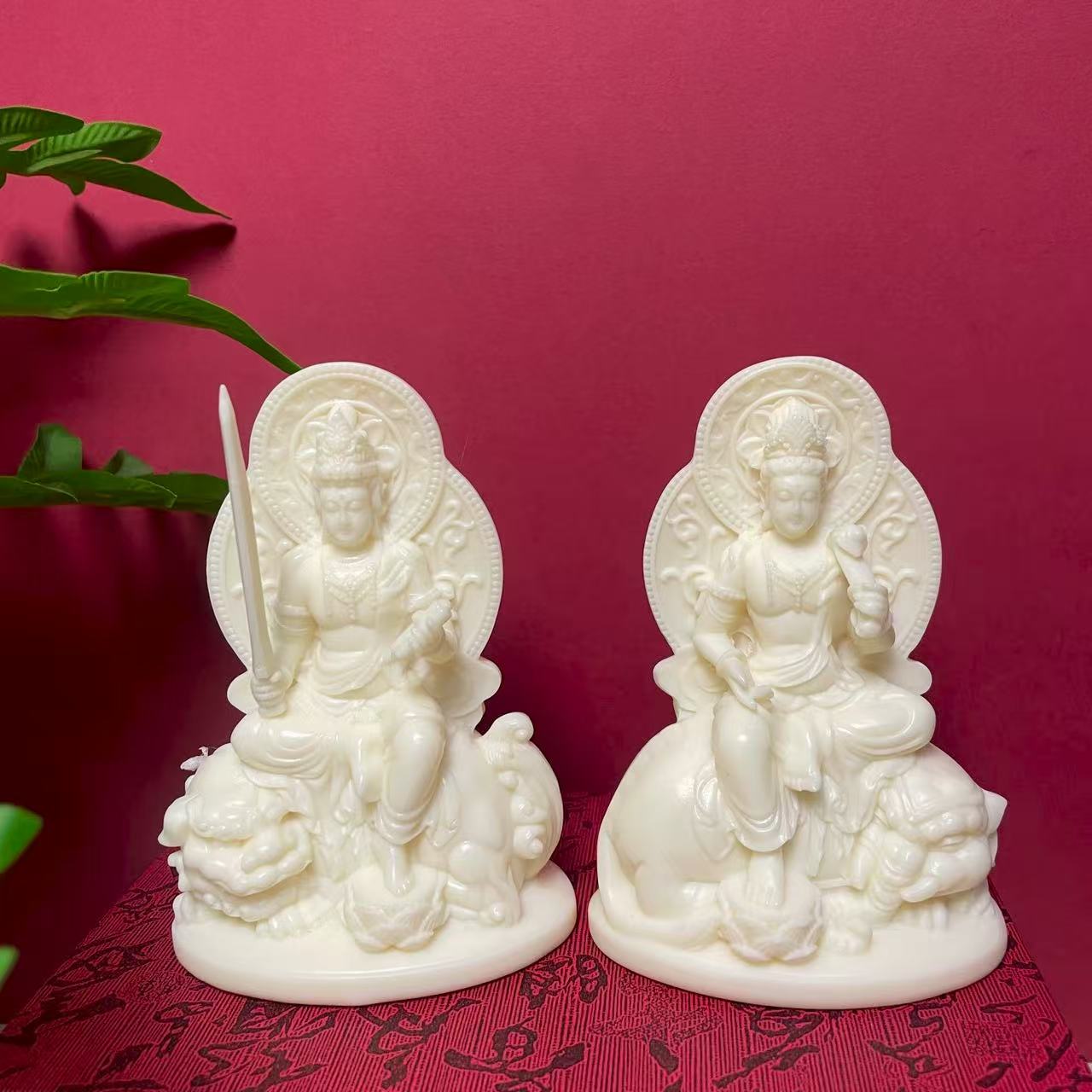 文殊普贤工艺品桌面摆件11